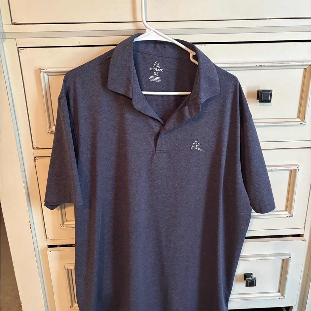 Rhoback Men's Blue Polo Shirt